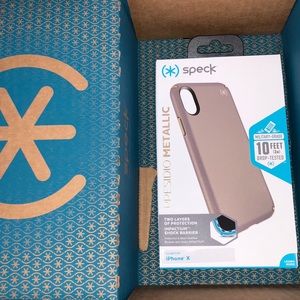 NEW IN BOX Speck Presidio Metallic iPhone 10 Case